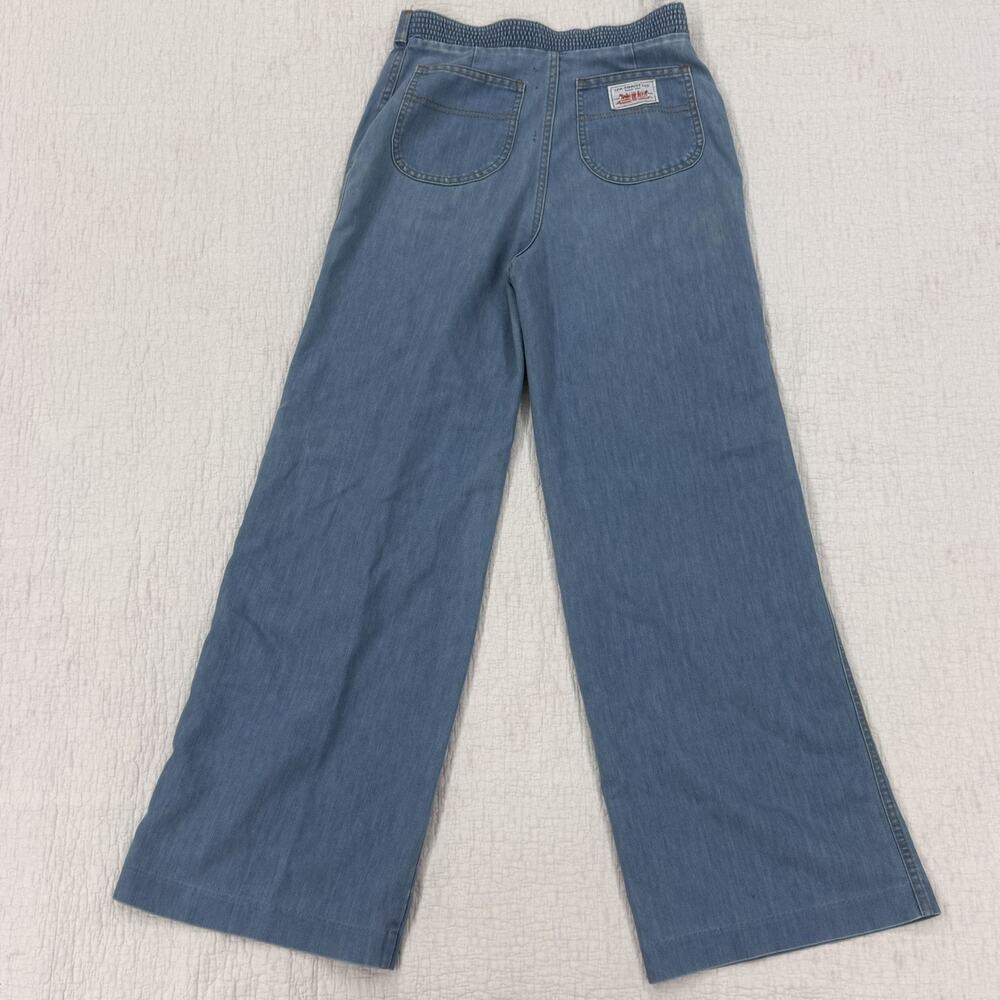 Vtg Jeans LEVI STRAUSS Denim white label elastic back high waist